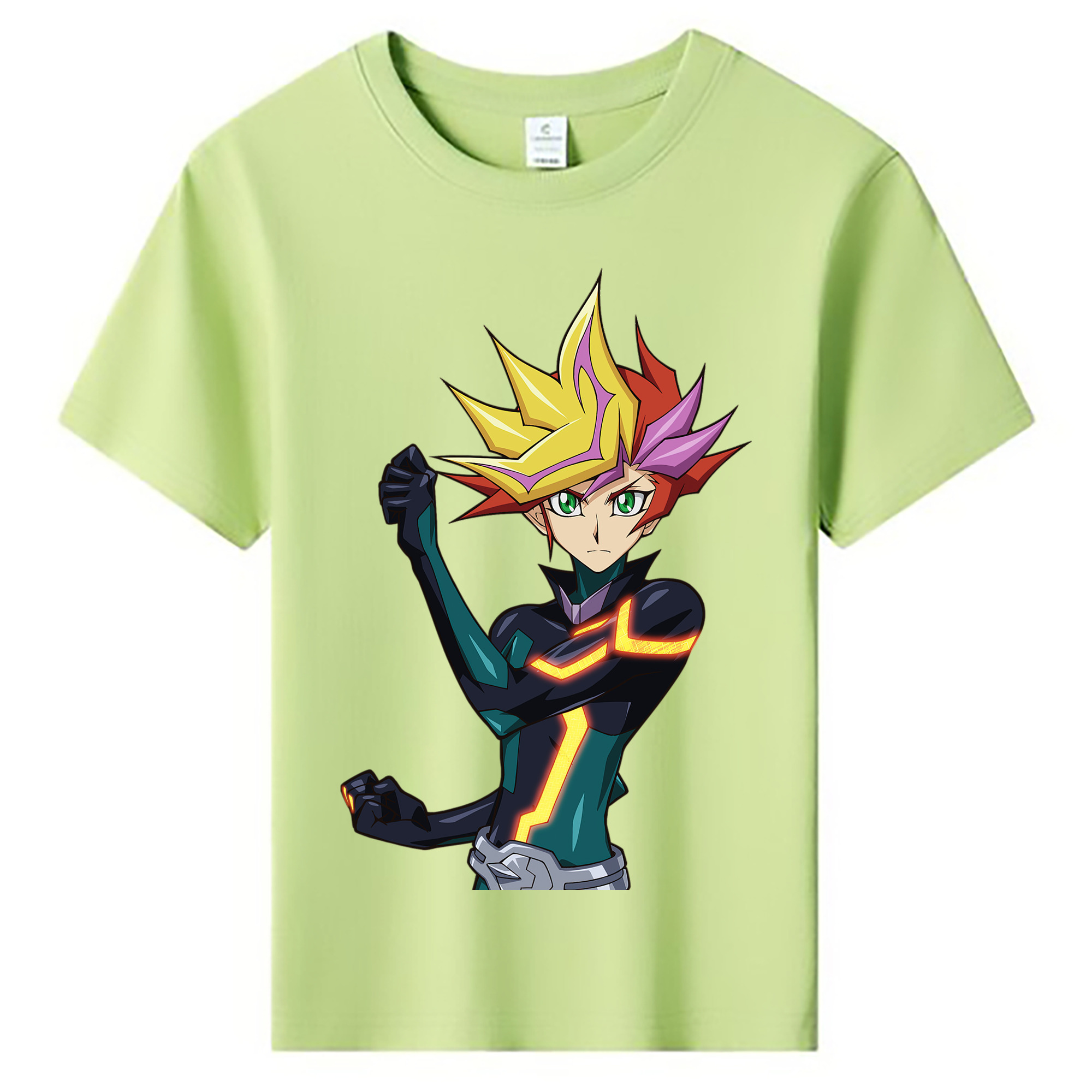 （画像用） 遊☆戯☆王 Yu-Gi-Oh! 綿100％キッズTシャツ（フロントプリント）